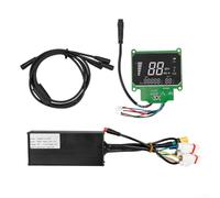 Sawhamale Kit di controllo e contatore per scooter elettrico per Cecotec e modelli MW21 (48 V 1200 W) e MW95 (36 V 550 W), display di ricambio in lega di alluminio con linea di comunicazione a 7 pin