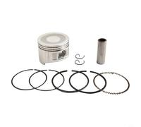 Sawhamale Kit pistone superiore concavo da 68 mm, montaggio in metallo con foro STD con anello di trascinamento basso, set perno da polso e serrature, compatibile con motori clone da 196 cc per Honda