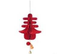 Sawhamale Ornamento da appendere a tema capodanno cinese, campane di carta tradizionali e zucca, per decorazioni natalizie per la casa, soggiorno e porta (18 x (calabash)