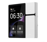 Sawhamale Pannello di controllo Smart Home con touch screen da 3,5", GFF Multi-Touch, 3 relè, telecomando a infrarossi, indicatore Firefly regolabile e 3 pulsanti fisici compatibili