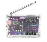 Sawhamale Radio FM Kit di saldatura fai da te HU-017A con modulo RDA5807S 87-108MHz Display digitale Progetto di pratica elettronica per principianti studenti hobbisti (senza caso)