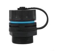 Sawhamale Scatola di alimentazione esterna per camper con connettore di rete e interfaccia CC, custodia impermeabile in ABS per roulotte, camper, rimorchio, montaggio a parete del veicolo (connettore