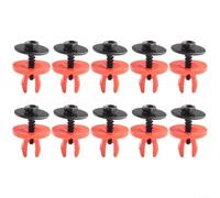 Sawhamale Set di 20 clip e viti per coperchio del sottoscocca motore per Ford Focus C-Max S-Max S40 V50 C30 S60 S80 V70 XC70 X-Type foro da 10 mm