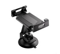 Sawhamale Supporto a ventosa regolabile a 360° per Starlink, staffa portatile con presa forte per camper, navi, tavoli in vetro, base in plastica nera, supporto per interni ed esterni