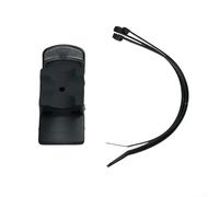 Sawhamale Supporto per manubrio bici per Garmin eTrex 10/20/30, GPSMAP serie 62, 200-550 e 10/20, staffa in plastica nera con fascette per Secure Cyclin