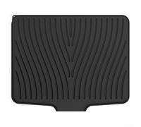 Sawhamale Tappetino scolapiatti extra large in silicone con pendenza rialzata e estremità aperta per un efficiente drenaggio dell'acqua, resistente al calore, antiscivolo, per lavello da cucina, per