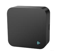 Sawhamale Telecomando IR intelligente per app Tuya WiFi Blaster a infrarossi AC TV controller ventola controllo vocale timer DC 5 V alimentato USB nero (B)