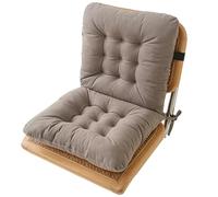 Sawmew Cuscino per Sedia, 40 x 80 cm Cuscino per Seduta con Schienale, Imbottitura Posteriore con Cinghia, Copricuscino Imbottito per Interno ed Esterno Casa e Giardino Cuscino per Seduta