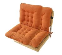 Sawmew Cuscino per Seduta Cuscino per Sedia con Schienale Cuscino per Seduta Imbottitura Posteriore con Cinghia Cuscino a Schienale Basso Cuscino per Sedia da Giardino