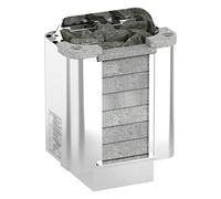 SAWO Cumulus 9,0 kW Stufa elettrica per sauna; controllo da acquistarsi separatamente (modello NS); Multi-Voltaggio: 230V monofase o 400V trifase; Custodia in acciaio inossidabile