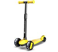Sawyer Bikes - Monopattino Regolabile a Spinta a 3 Ruote - Bambini 2 a 8 Anni (Giallo)