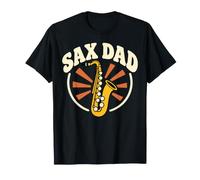 Sax Dad Sassofono Musica Jazz Maglietta
