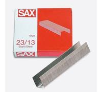 sax design 1-213-03 - Punti per cucitrice Sax, 23/13, 1000 pezzi