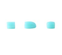 Sax Key Cover, Sax Side Button Cover 3 Pezzi Dimensioni Compatte Confortevole Finitura Lucida Leggero (CC21 Blu)
