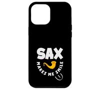 Sax mi fa sorridere Sassofono divertente Custodia per iPhone 12 Pro Max