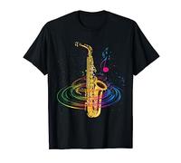 Sax Note Musicali Strumento Musicale Regalo Sassofono Maglietta