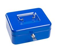 Sax NUOVO!! Cassetta portamonete SAX 20x16x9 cm, 5 scomparti, BLU