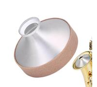Sax Sound Mute Noise-Reducing Portable Aluminum Alloy Rustproof | Saxophone Mute Noise Reduction Device for Music Studio Classroom Apartment Dormitory Home Office Rehearsal Stage