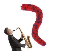 Sax Swab, Neck Brush, Duals-Ended Microfiber Tips Absorb Moisture, Remove Residues, Bendable Steel Core Navigates Tight Curves, Maintenance Tool for Saxophone Care