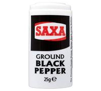 Saxa Pepe Nero Macinato (25g) (Confezione da 2)