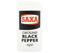 Saxa Pepe Nero Macinato (25g) (Confezione da 6)