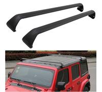 SAXCXCS 2 Pezzi Auto Barre Trasversali Portapacchi, per Jeep Wrangler JL JK 2007-2018 2018 2020 2021 2022 2023 Alluminio Barre Tetto Barre Laterali Portatutto Portabagagli Esterno Accessori