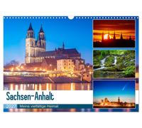 Saxe-Anhalt - Mon pays aux multiples facettes (Calendrier mural 2027 DIN A3 vert
