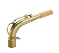 Saxe Collo Curvo Sassofono Contralto Bend Ottone Materiale Sax Accessorio for strumenti a fiato 24,5 mm(Bronze antique color)