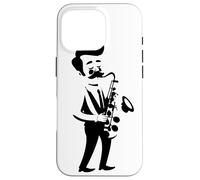 Saxofono Guy Reed Strumento Musica classica Custodia per iPhone 16 Pro