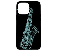 Saxofono Sketch Marching Band Custodia per iPhone 13 Pro Max