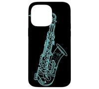 Saxofono Sketch Marching Band Custodia per iPhone 14 Pro Max