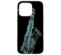 Saxofono Sketch Marching Band Custodia per iPhone 15 Pro Max