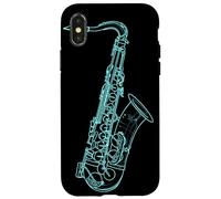 Saxofono Sketch Marching Band Custodia per iPhone X/XS