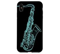 Saxofono Sketch Marching Band Custodia per iPhone XS Max