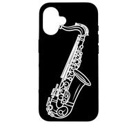 Saxofono Sketch Marching Band Orchestra Custodia per iPhone 16