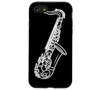 Saxofono Sketch Marching Band Orchestra Custodia per iPhone SE (2020) / 7 / 8