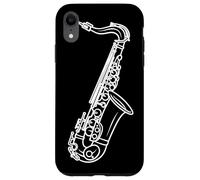 Saxofono Sketch Marching Band Orchestra Custodia per iPhone XR