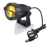 SAXOJONON Lampada scrivania a LED per studio, controllo touch dimmerabile, alimentazione USB, luce accattivante, luminosità regolabile, 5 V, nero
