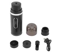SAXOJONON Macchina da caffè elettrica portatile autoriscaldante, 15 bar, macchina da caffè da viaggio ricaricabile per viaggi, campeggio, ufficio