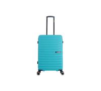 SAXOLINE Valigia da Viaggio - Dimensione Media - Collezione Fiesta - Dimensioni: 65,5 x 42 x 26 cm - Capacità: 72L - Peso: 3,4 kg, turchese, Moderno