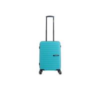 SAXOLINE Valigia da Viaggio - Dimensioni Cabina - Piccola Collezione Fiesta - Dimensioni: 55x36x20,5 cm - Capacità: 41L - Peso: 2,7 kg, turchese, Moderno