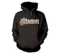 Saxon Crusader Logo ufficiale Felpa con Cappuccio