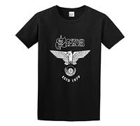 Saxon Estd 1979 Men Adult Short Sleeve Black XXL