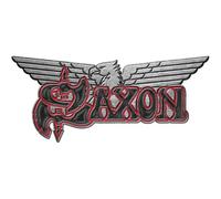 Saxon Logo & Eagle Unisex Spilla multicolore lega di zinco
