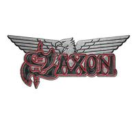Saxon Logo & Eagle Unisex Spilla multicolore lega di zinco