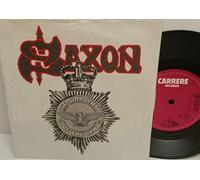 SAXON strong arm of the law & taking your chances CAR 170 PICTURE SLEEVE