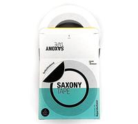 Saxony Tape Nastro Sigillante di Riparazione Autoadesivo, Trasparente, 10 m x 20 mm, Bianca, Impermeabile, Tessuti, Ombrelli, Tende, Gommoni