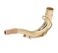 Saxophone Bend Neck Ottone Gold Color Gold Resonance Tenor Sostituzione sax per musicisti professionisti studenti 27,5 mm calibre