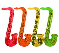 Saxophone gonflable 4 x 75 cm