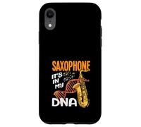Saxophone In My DNA Hobby Saxophonist Saxophone Amante Custodia per iPhone XR